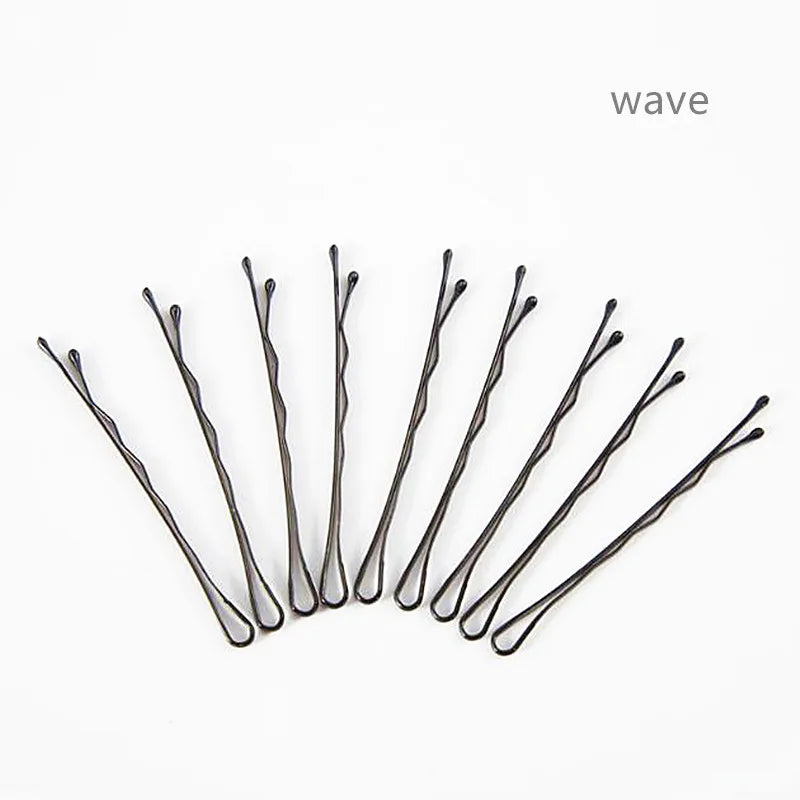 60Pcs/Set Black Hairpins For Women Hair Clip Lady Bobby Pins Invisible Wave Hairgrip Barrette Hairclip Hair Clips Accessories HIP