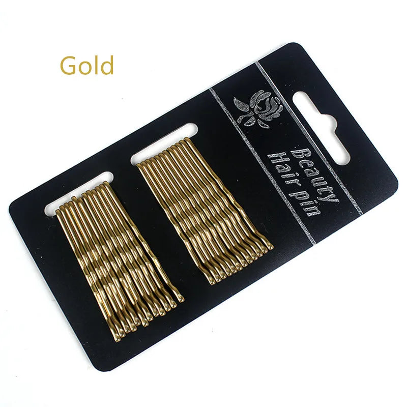 24pcs Hair Clip Ladies Hairpins Girls Hairpin Curly Wavy Grips Hairstyle Hairpins Women Bobby Pins Styling Hair Accessories HIP