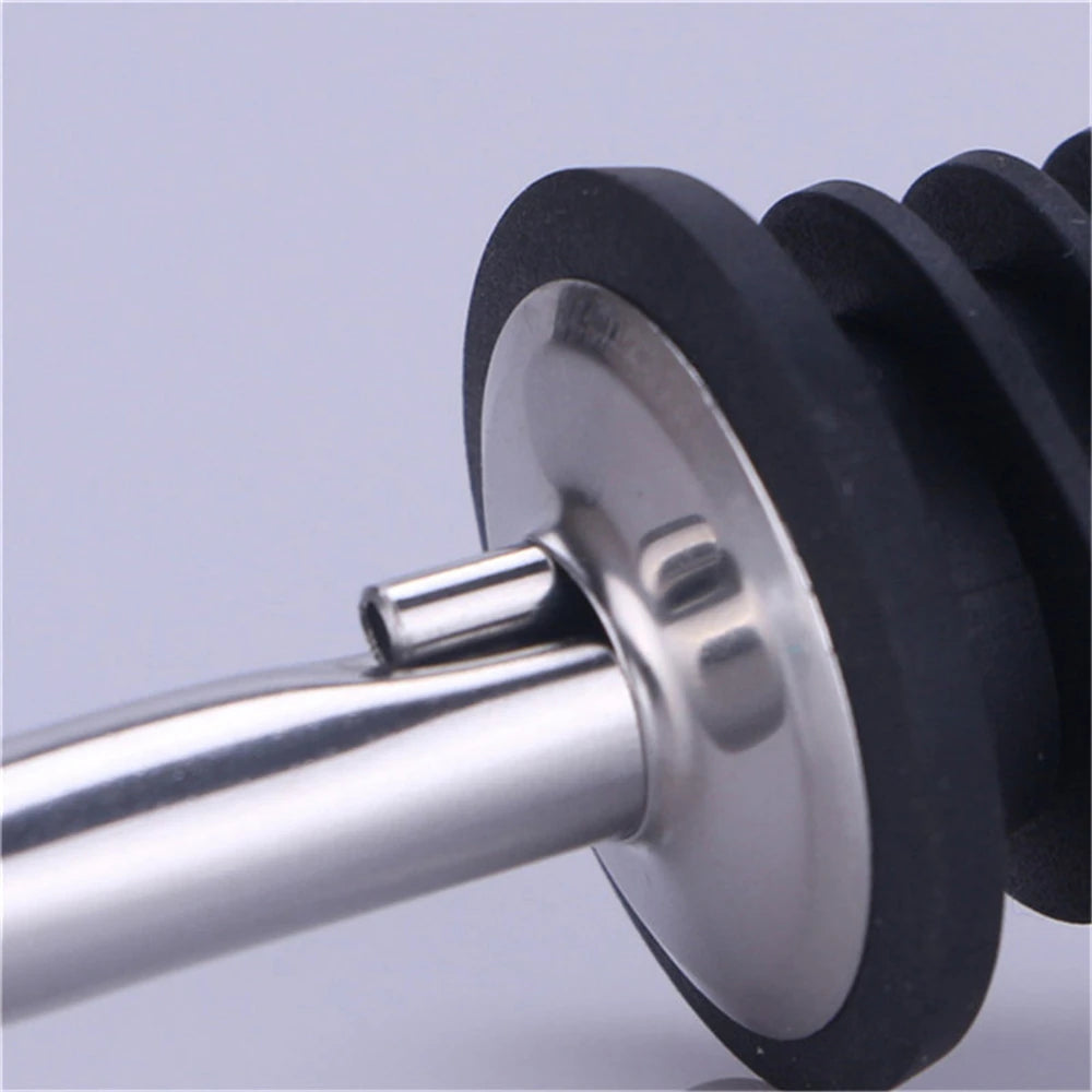 4-Piece Stainless Steel Wine & Liquor Bottle Pourer Stoppers Wine Bottle Pourers HIP