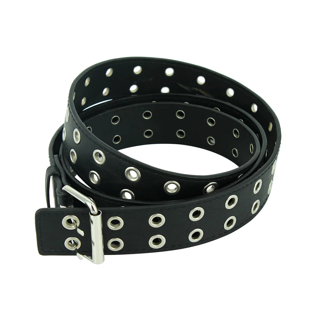 MYMC Punk Chain Belt – Adjustable Grommet Buckle Unisex Punk Chain Belt HIP