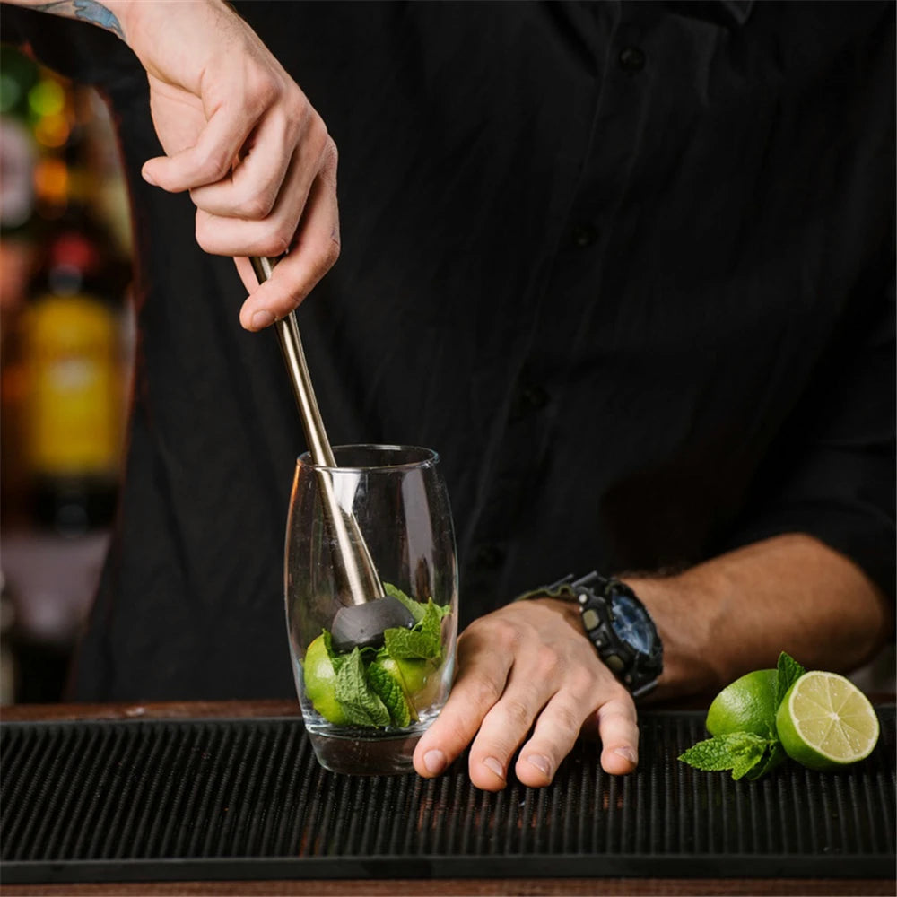 Stainless Steel Cocktail Muddler – Mojito & Bar Tool Cocktail Muddler HIP