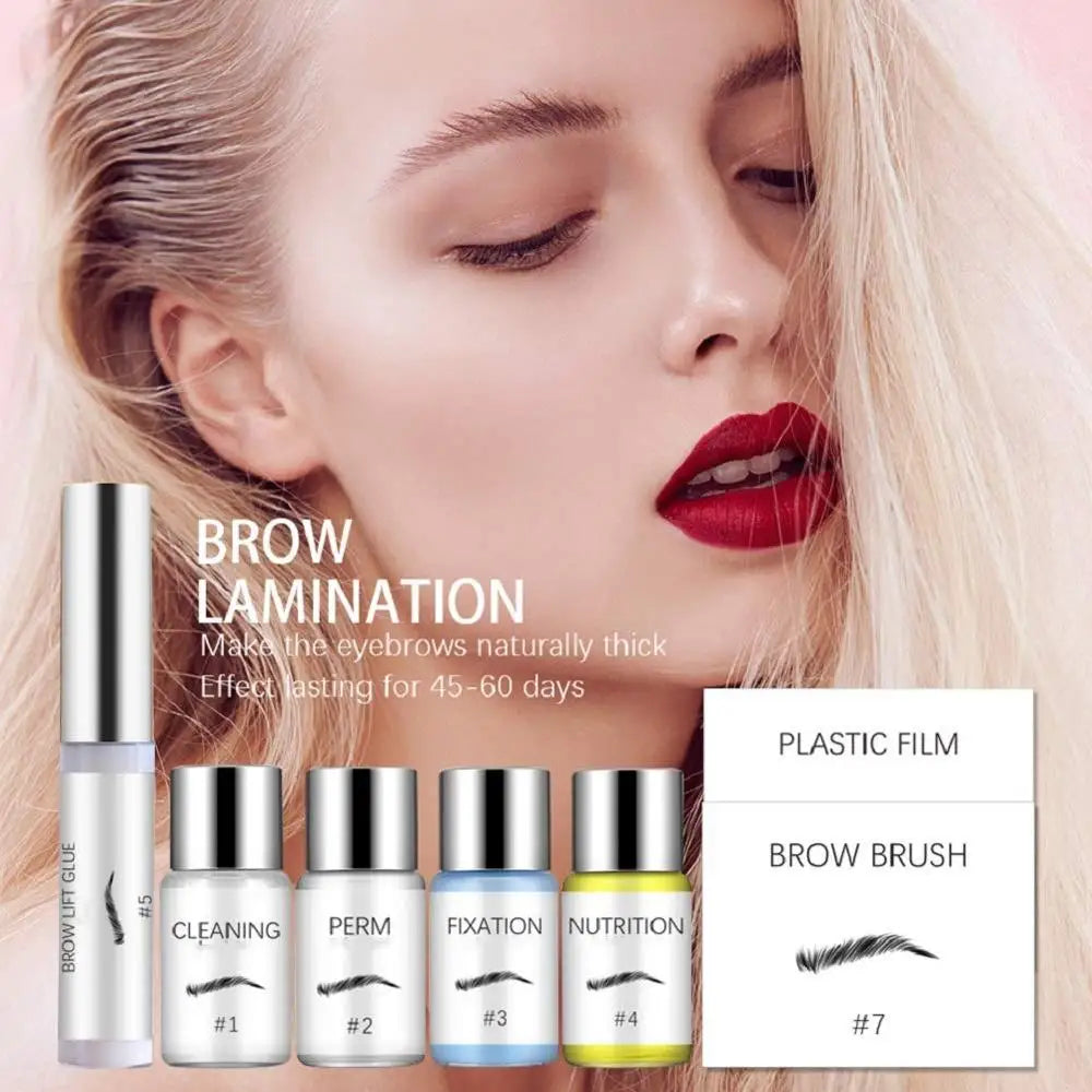 Brow Lamination Kit Semi-permanent Brow Lift Extension Kit Brow Lash Lift Brow Lamination Eyelash Lifting Perming Lashes Makeup HIP