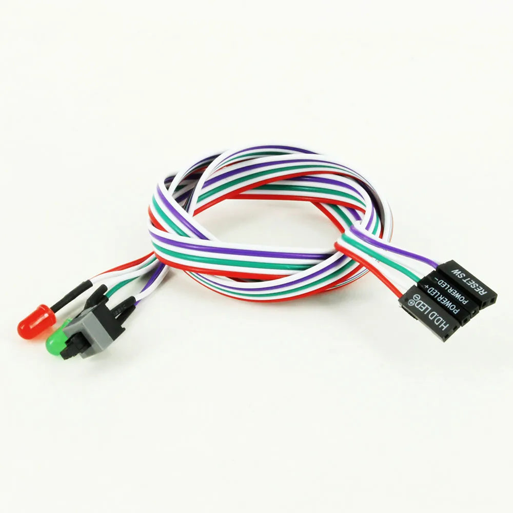 Desktop Motherboard Power Switch Cable LED – RESET/HDD/SW PC Switch Cable HIP