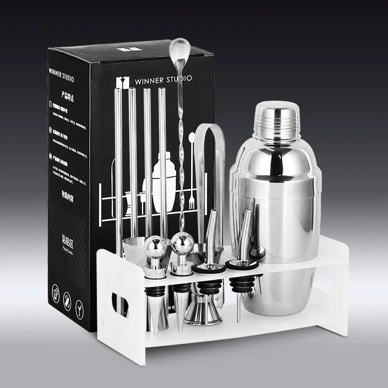 Copper Plated Stainless Steel Cocktail Shaker Bar Set Cocktail Bar Set HIP