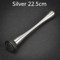 Stainless Steel Cocktail Muddler – Mojito & Bar Tool Cocktail Muddler HIP Silver 22.5cm