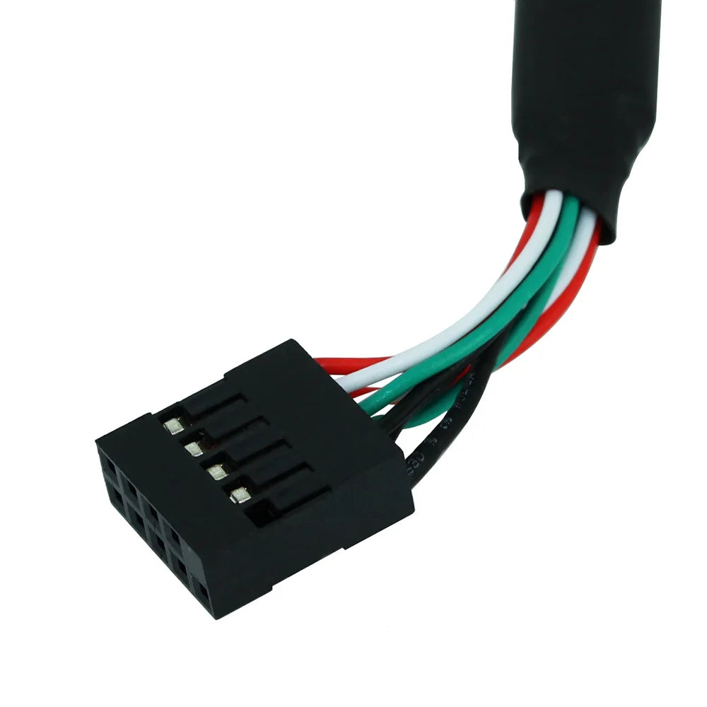 OULLX USB 2.0 9-Pin Motherboard Expansion Bracket Cable Adapter USB Expansion Adapter HIP