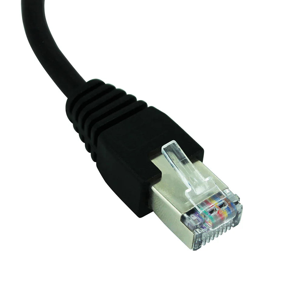 RJ45 1-to-2 LAN Splitter Cable Cat5 Cat5e Cat6 Y Adapter Ethernet Splitter Adapter HIP