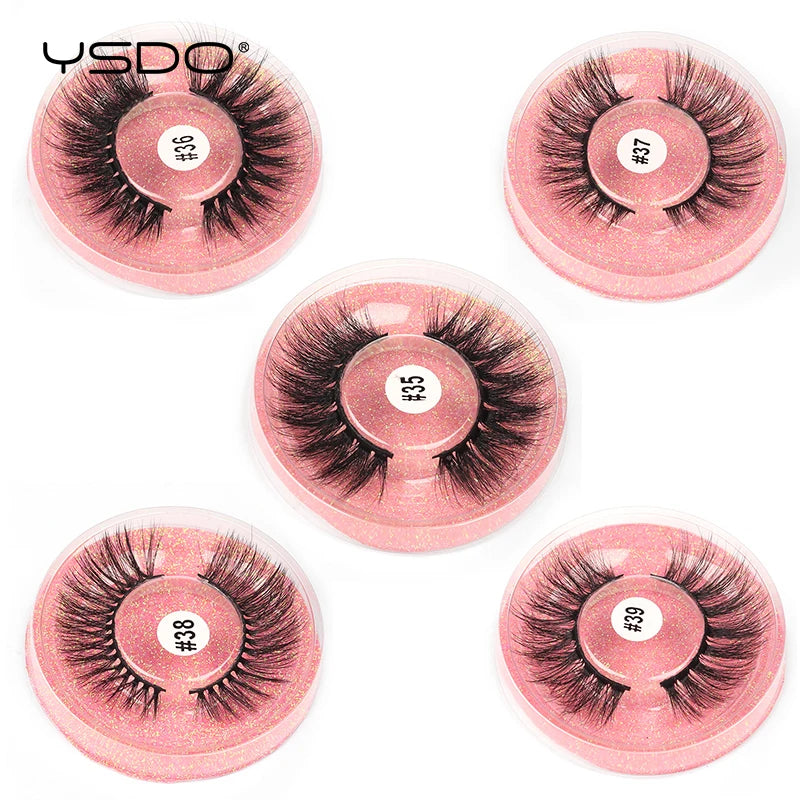 Wholesale Maquiagem Eyelashes 4/10/20/50/100PCS 3D Mink Lashes Set Natural False Eyelashes Makeup Thick Lashes Faux Clis In Bulk HIP