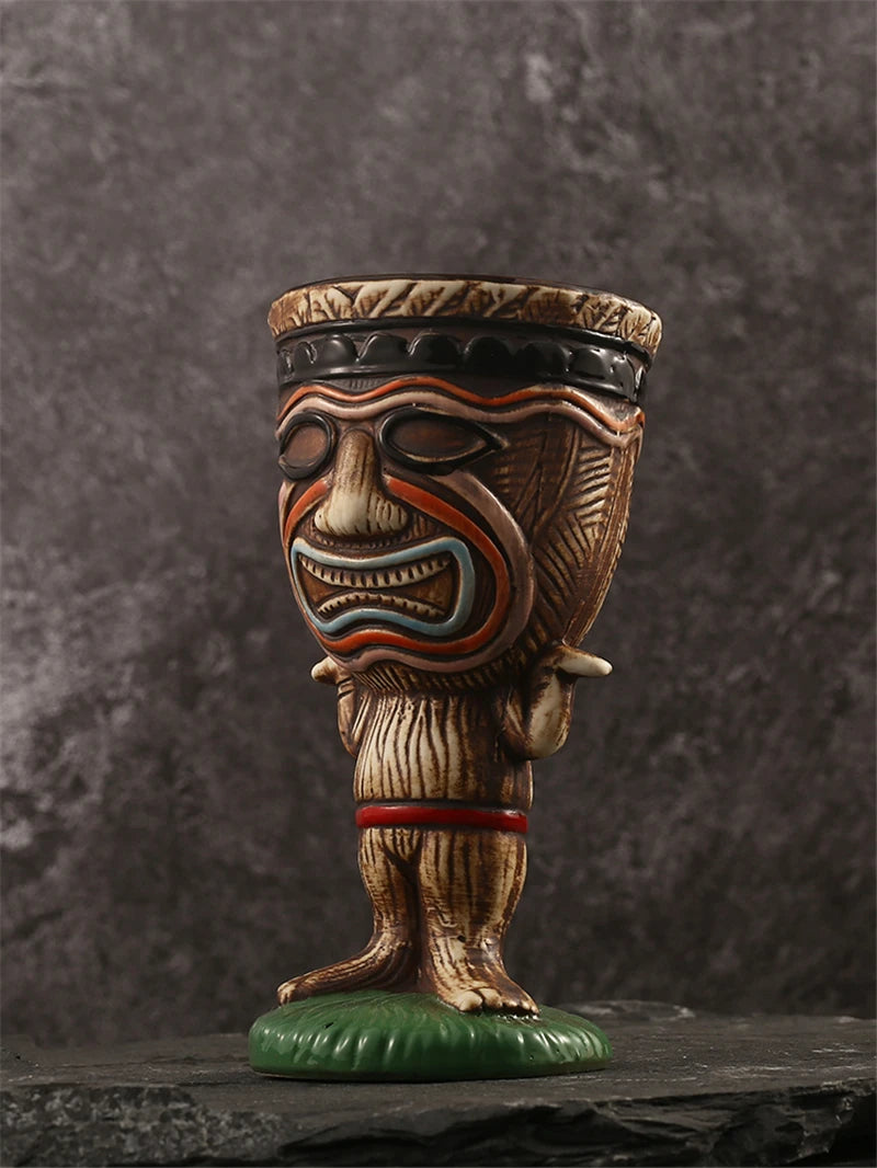 260ml Ceramic Tiki Mug – Porcelain Beer & Cocktail Cup Ceramic Tiki Mug HIP