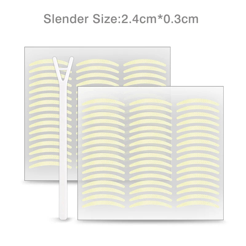 1056pcs Eyelid Tape Sticker Invisible Eyelid Paste Transparent Self-adhesive Waterproof Breathable Double Eye Tape Tools HIP Slim Shape