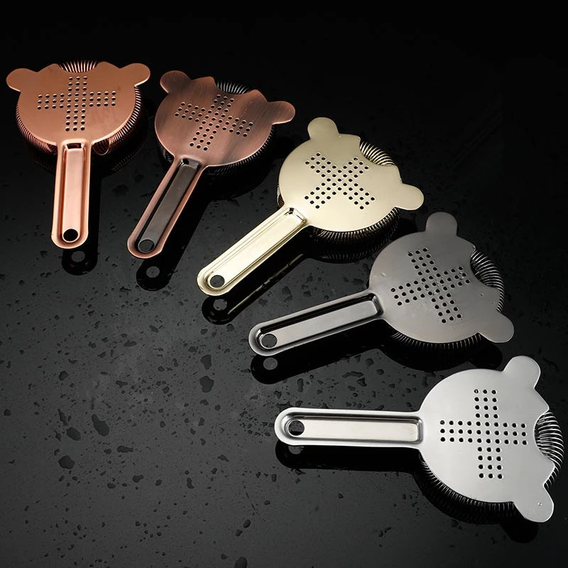 Dual Prong Cocktail Strainer – 304 Stainless Steel | Barmaid Cocktail Bar Strainer HIP