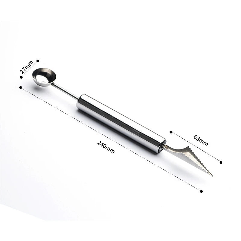 Stainless Steel Melon Baller & Fruit Carving Scoop Tool Melon Baller Scoop HIP