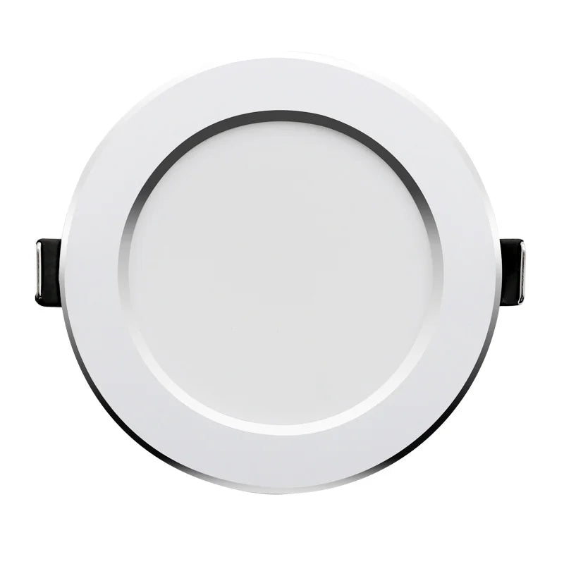 10-Pack LED Recessed Downlights 220V 7W–18W Round Spot Lamps LED Recessed Downlight HIP LED Silver Warm White 18W