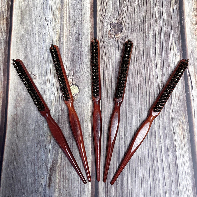 Professional Salon Teasing Back Hair Brushes Wood Slim Line Comb Hairbrush Extension Hairdressing Styling Tools DIY Kit 1 PCS HIP