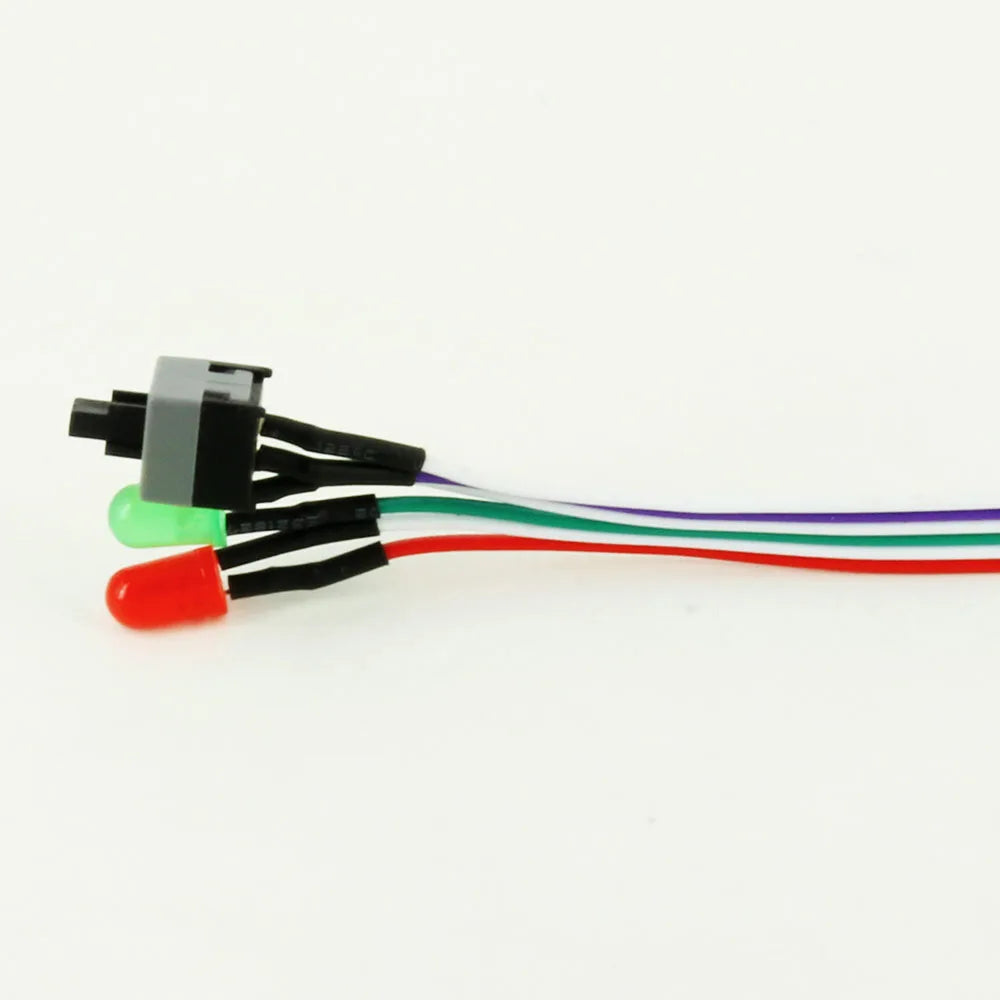 Desktop Motherboard Power Switch Cable LED – RESET/HDD/SW PC Switch Cable HIP