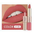 O.TWO.O 2-in-1 Matte Lipstick & Lip Gloss – 12 Colors Matte Lipstick Gloss HIP 05