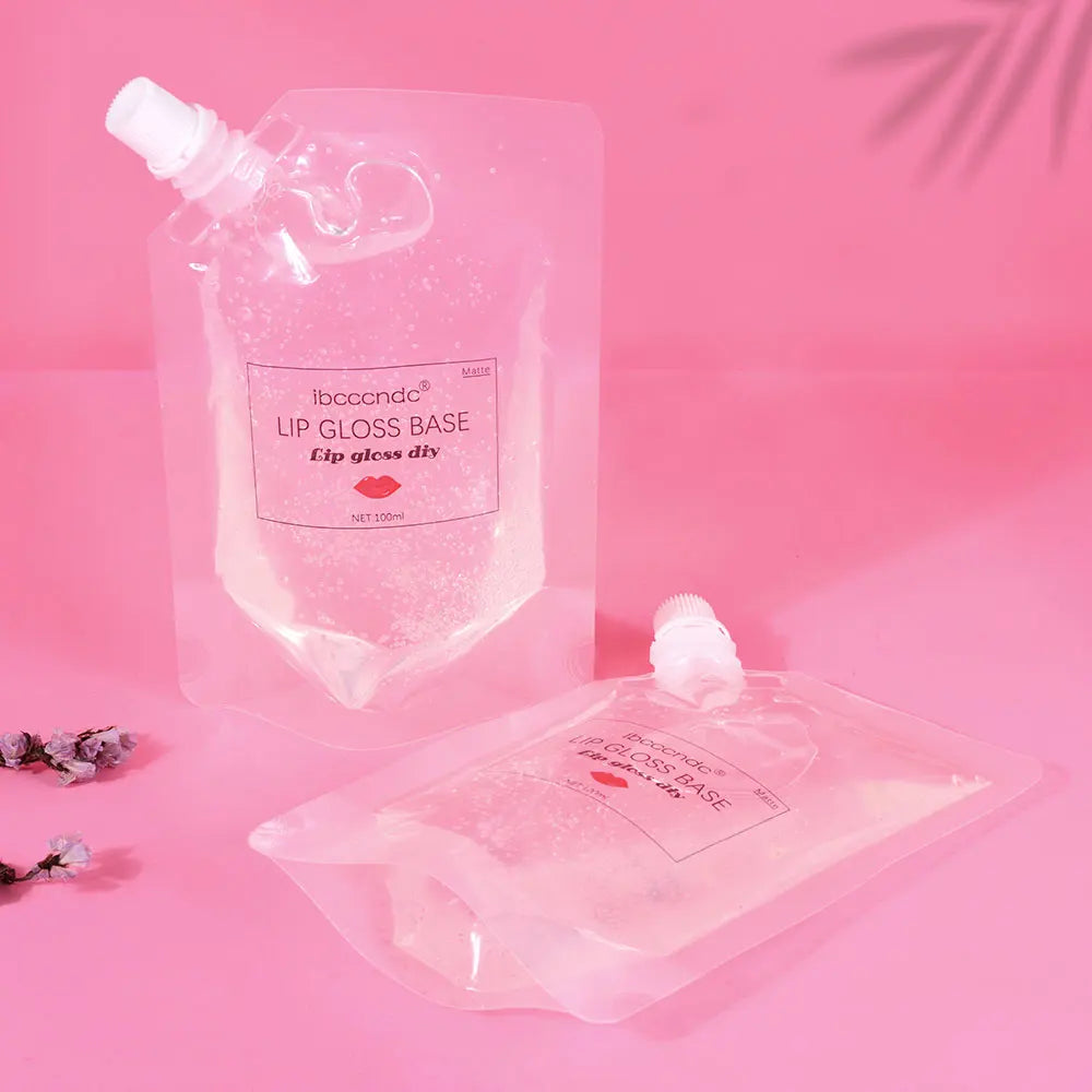 Non-stick Clear Lip Gloss Base Lipstick Lip Gloss Base Gel Moisturizing Matte Lip Glaze Material Odorless for DIY HIP