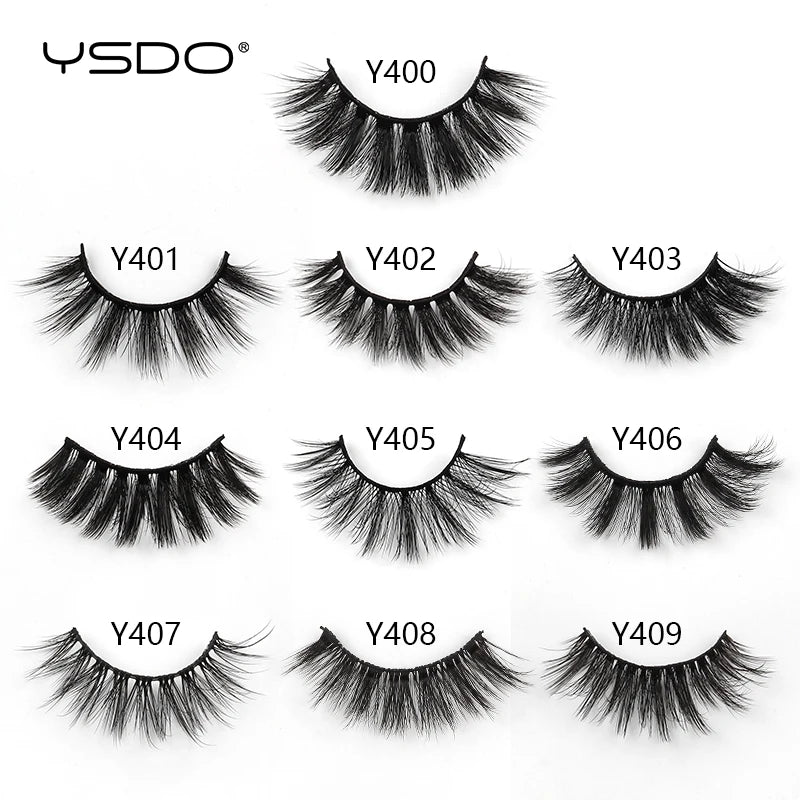 YSDO Eyelashes 3/5/10 Pairs Makeup Wispy 3D Mink Lashes Natural Long False Eyelashes Thick Fake Lashes Maquiagem Strip Faux Cils HIP