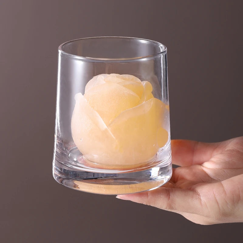3D Rose Silicone Ice Cube Mold – Whiskey & Cocktail Maker Silicone Ice Mold HIP