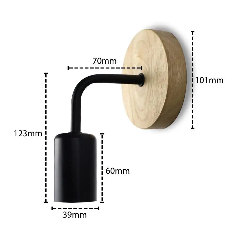 Retro Vintage E27 Wall Sconce – Iron Indoor Lamp 110V/220V Wall Sconce HIP