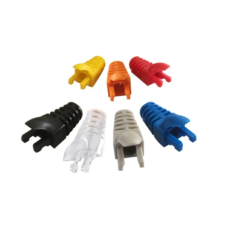 RJ45 CAT6 CAT5e Ethernet Connector Protective Caps Multicolour Ethernet Connector Caps HIP