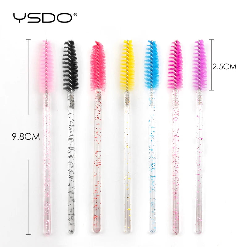 5/50 Pcs Eye Lash Brushes Eyebrow Brush False Eyelashes Extension Tools Mascara Wands Applicator Spoolers Lashes Cosmetic Tool HIP