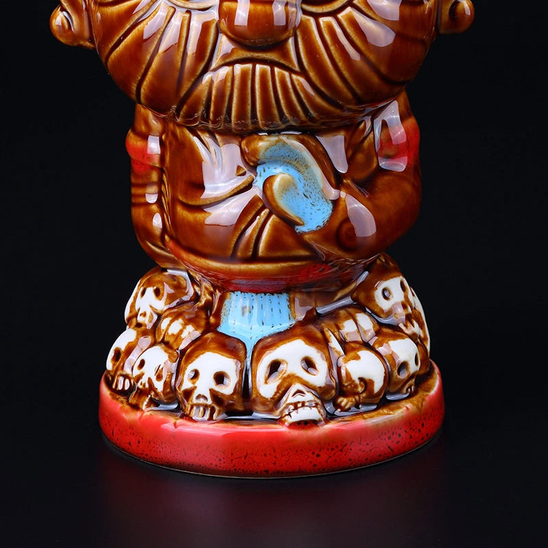 520ml Ceramic Tiki Mug – Porcelain Beer & Cocktail Cup Ceramic Tiki Mug HIP