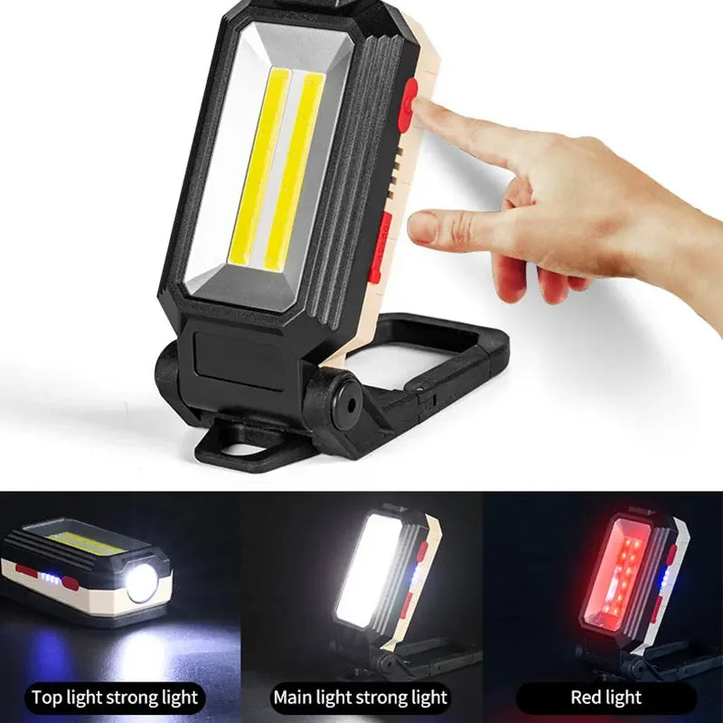 ESMARTER COB LED Magnetic Work Light – Camping Lantern & Flashlight LED Work Lantern HIP