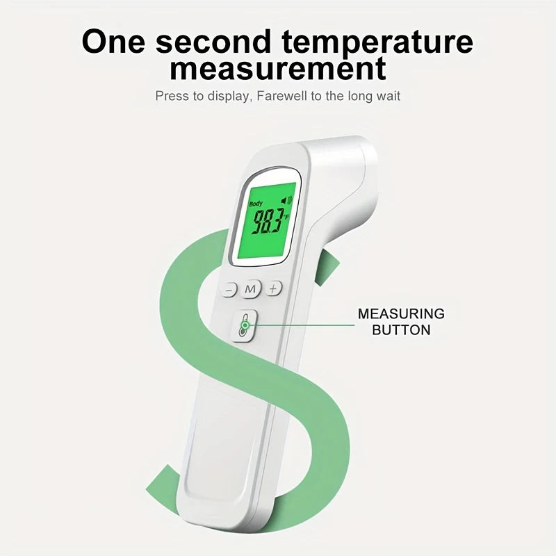 Infrared Contactless Forehead Thermometer – 1-Second Digital Read IR Digital Thermometer HIP