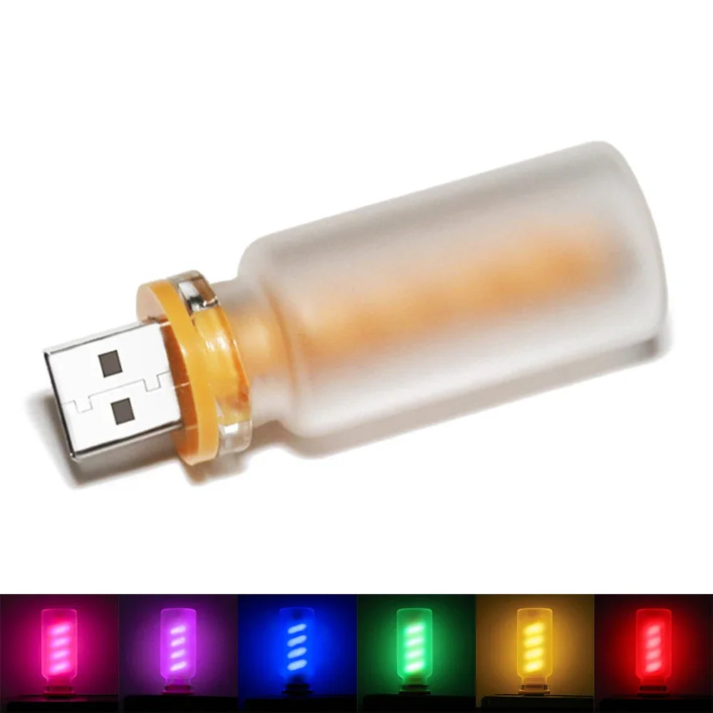 Frosted USB LED Filament Touch Dimming Bulb 5V Retro LED Edison Bulb Night Light Camping Incandescent Decorative LED Lighting HIP