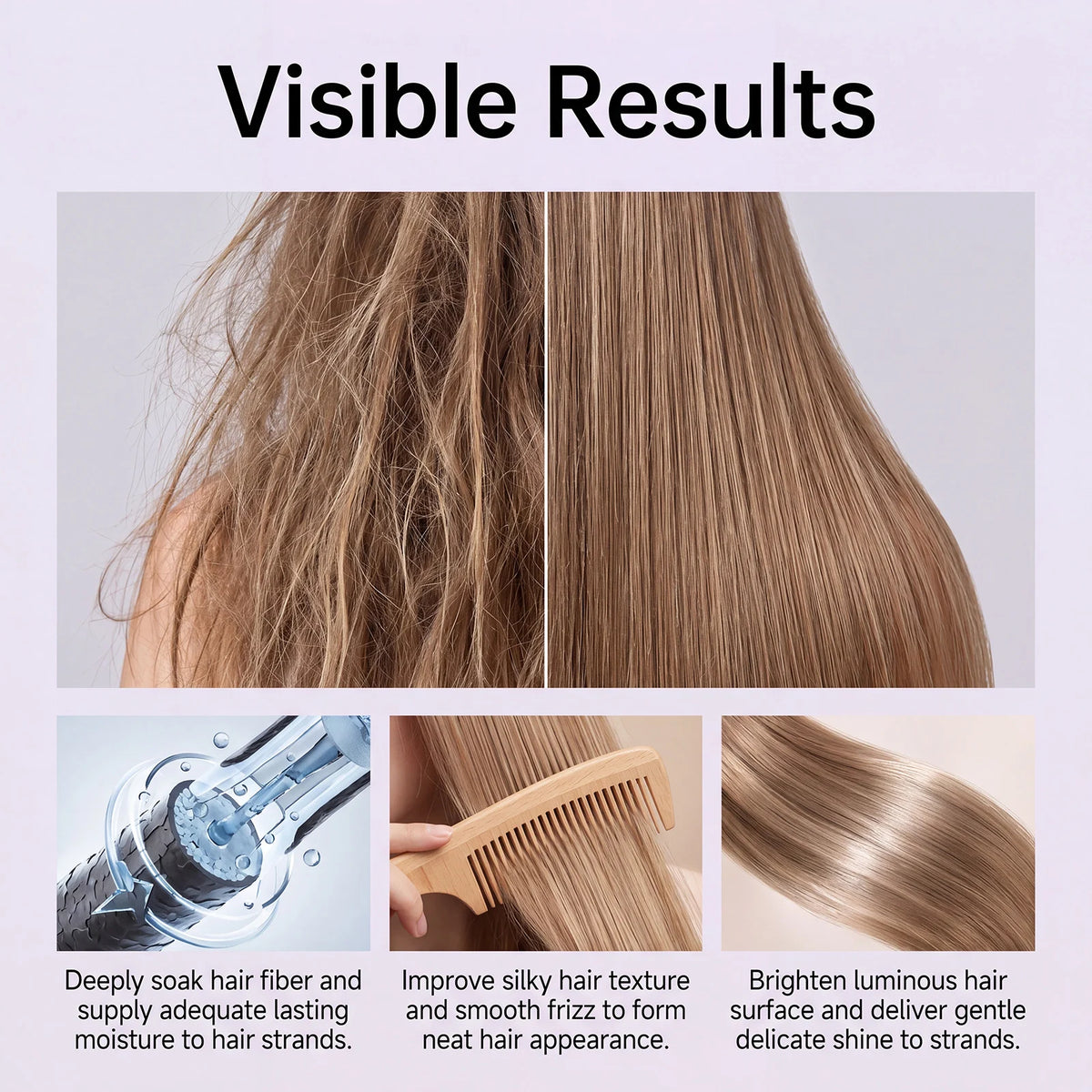 Collagen Hair Mask – Deep Conditioning for Dry & Frizzy Hair Hair Conditioning Mask HIP