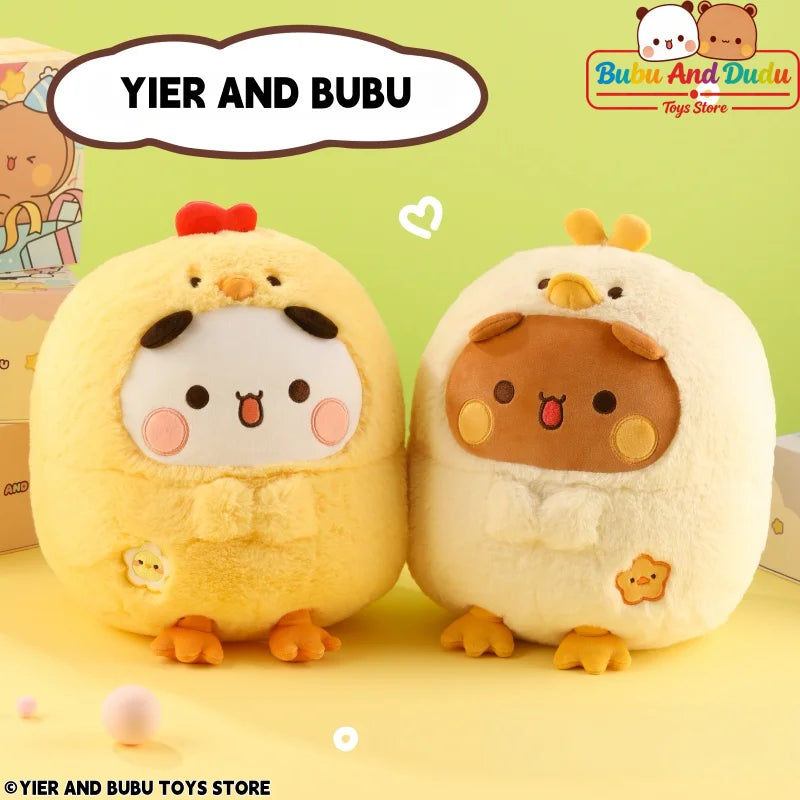 Bubu & Yier Anime Plush Toy – Panda & Duckling Stuffed Doll Anime Plush Toy HIP 2 Pcs