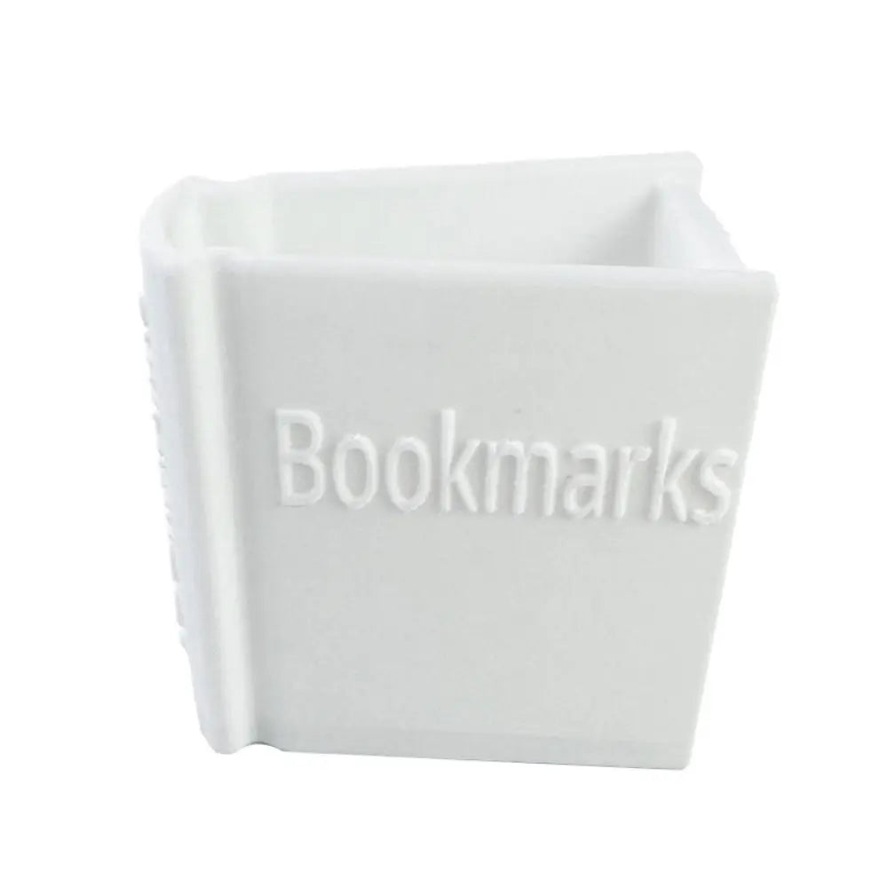 3D Printed Book-Shaped Bookmark Holder & Desk Organizer Desk Organizer HIP
