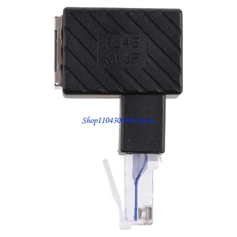 RJ45 90° Elbow Ethernet Adapter – Male to Female Cat5/6 Ethernet Adapter HIP