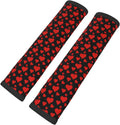 Red Hearts Car Seat Belt Covers 2-Pack – Shoulder Strap Pads Seat Belt Cover HIP 1