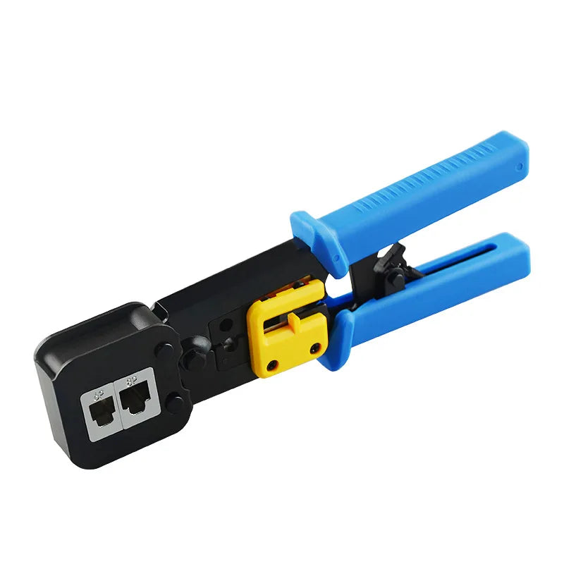 RJ45 Crimper Tool – CAT5 CAT6 RJ12 8P8C Network Cable Pliers Network Crimping Tool HIP Blue