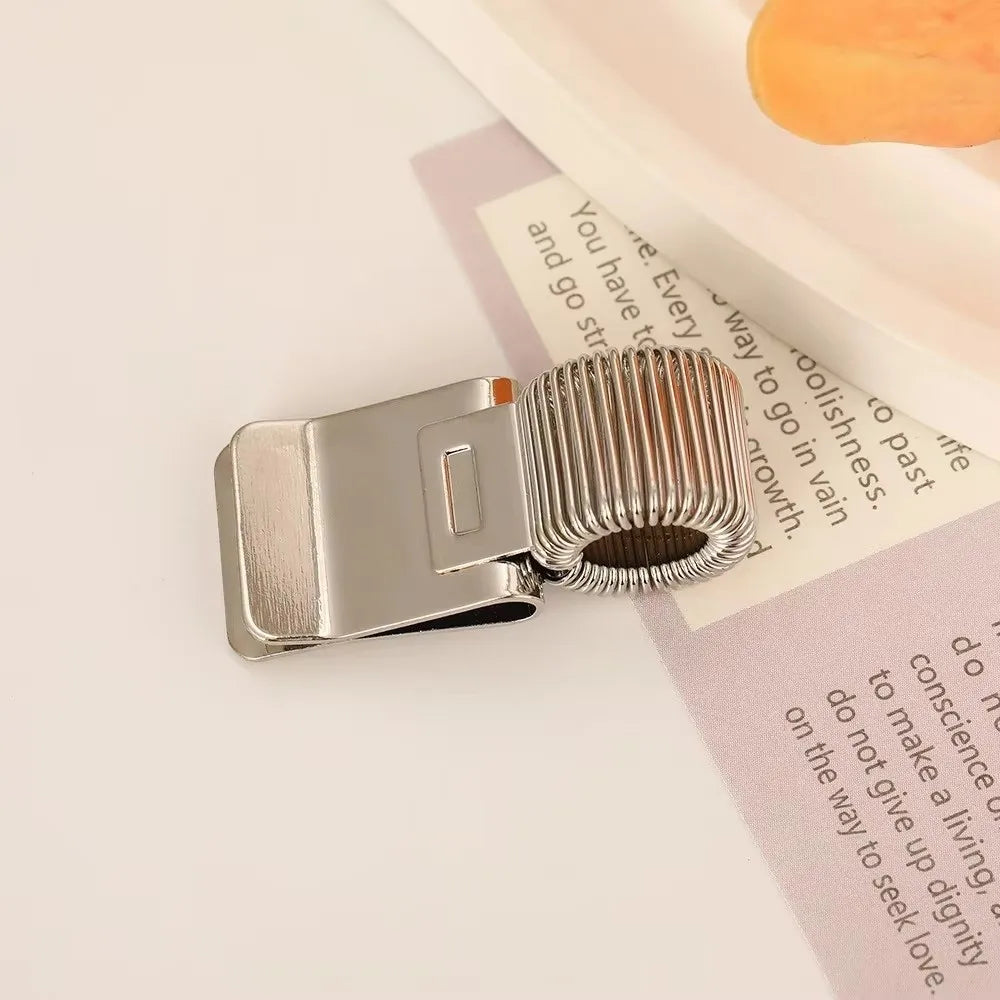Metal Pen Clip Loop Holder – Antique Insect Design Bookmark Pen Clip Holder HIP Silver