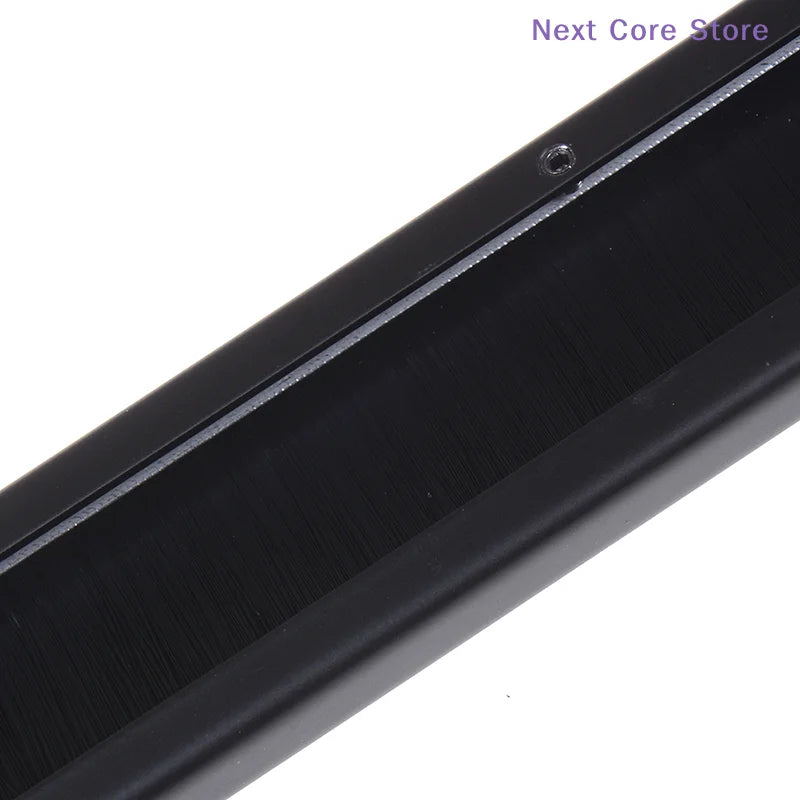 1U 19" Rack Mount Cable Management Brush Panel – Matt Black Rack Cable Panel HIP