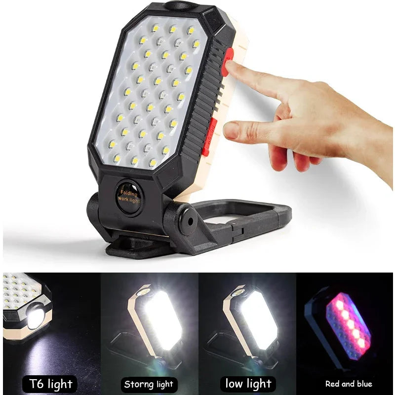 ESMARTER Magnetic LED Work Light – USB Rechargeable Floodlight LED Work Light HIP