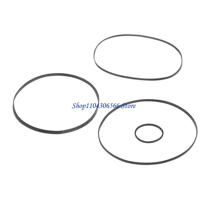 200-Piece Mixed Rubber Belt Set for Cassette Tape Recorders Rubber Belt Kit HIP