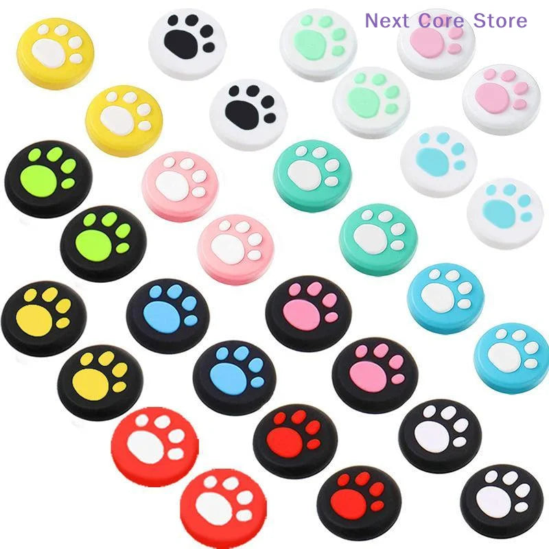 10-Pack Cat Paw Silicone Thumb Grip Caps for Game Controllers Controller Thumb Grips HIP