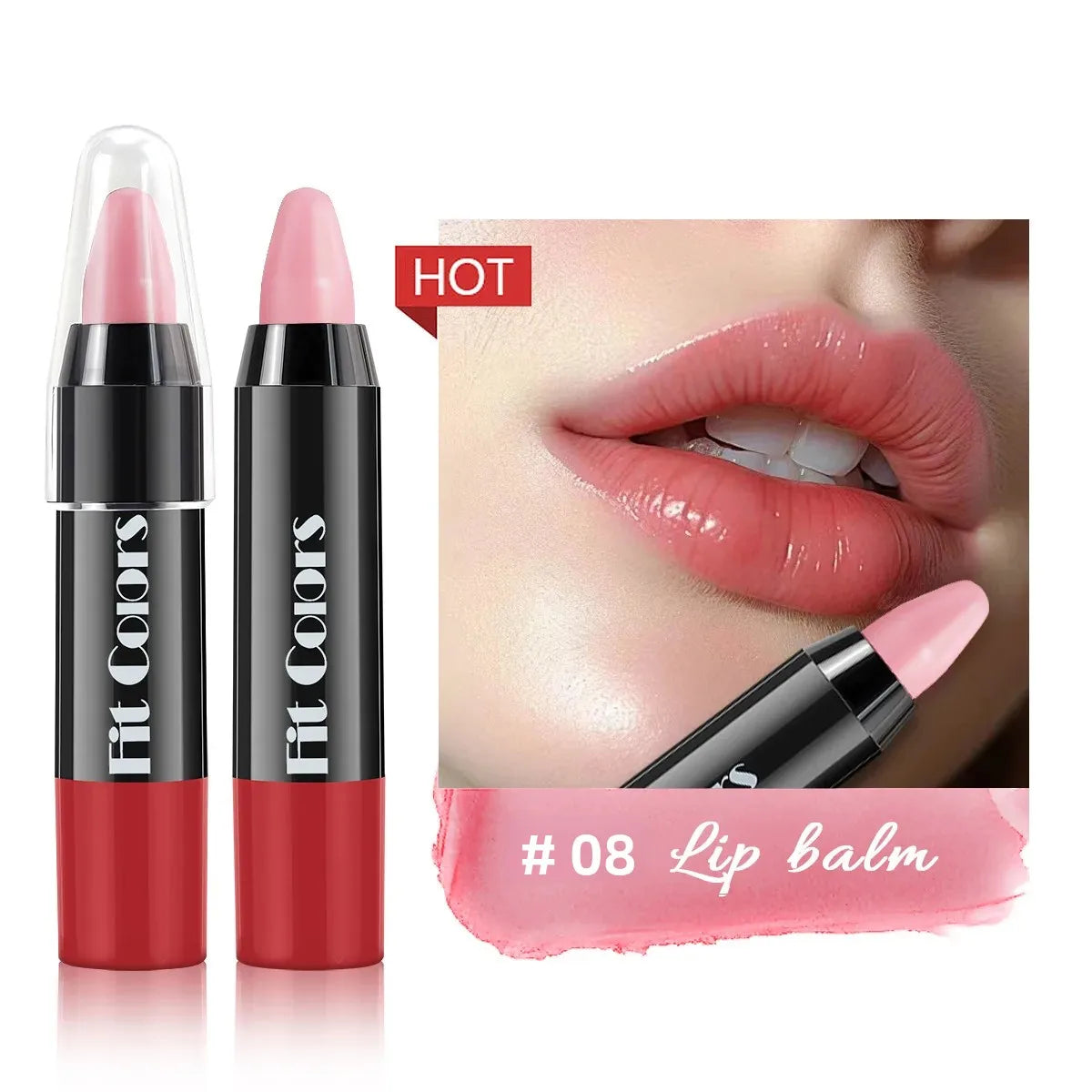 Fit Colors Waterproof Matte Lip Liner Pencil – Long Lasting Matte Lip Liner HIP