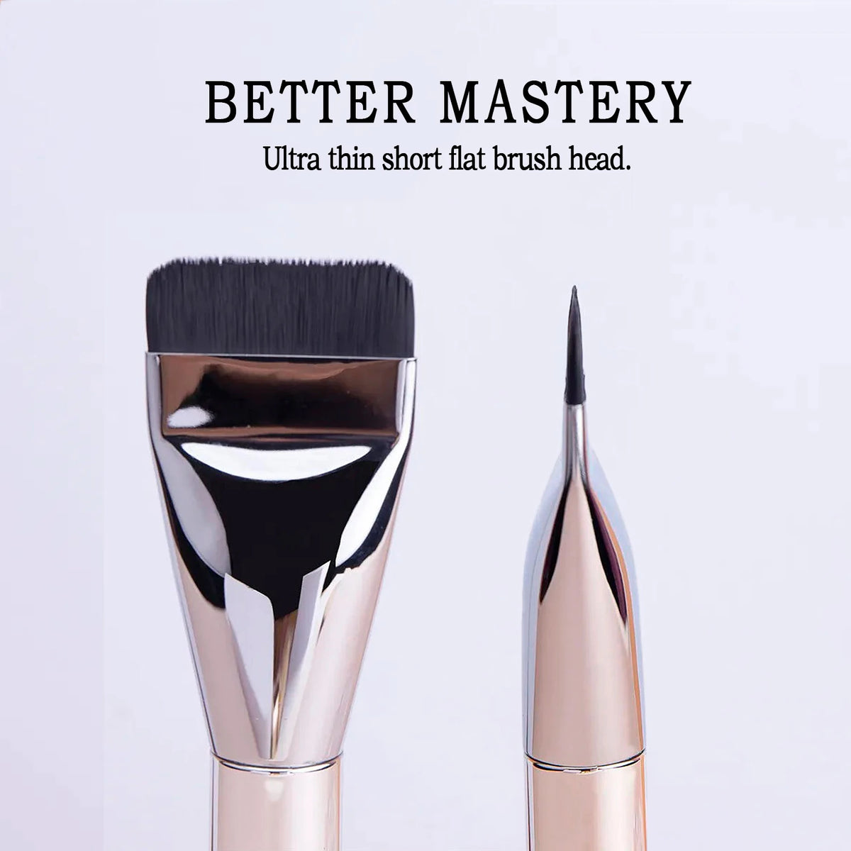 Ultra Thin Flat Foundation Brush – Smooth Blending & Contour Foundation Makeup Brush HIP