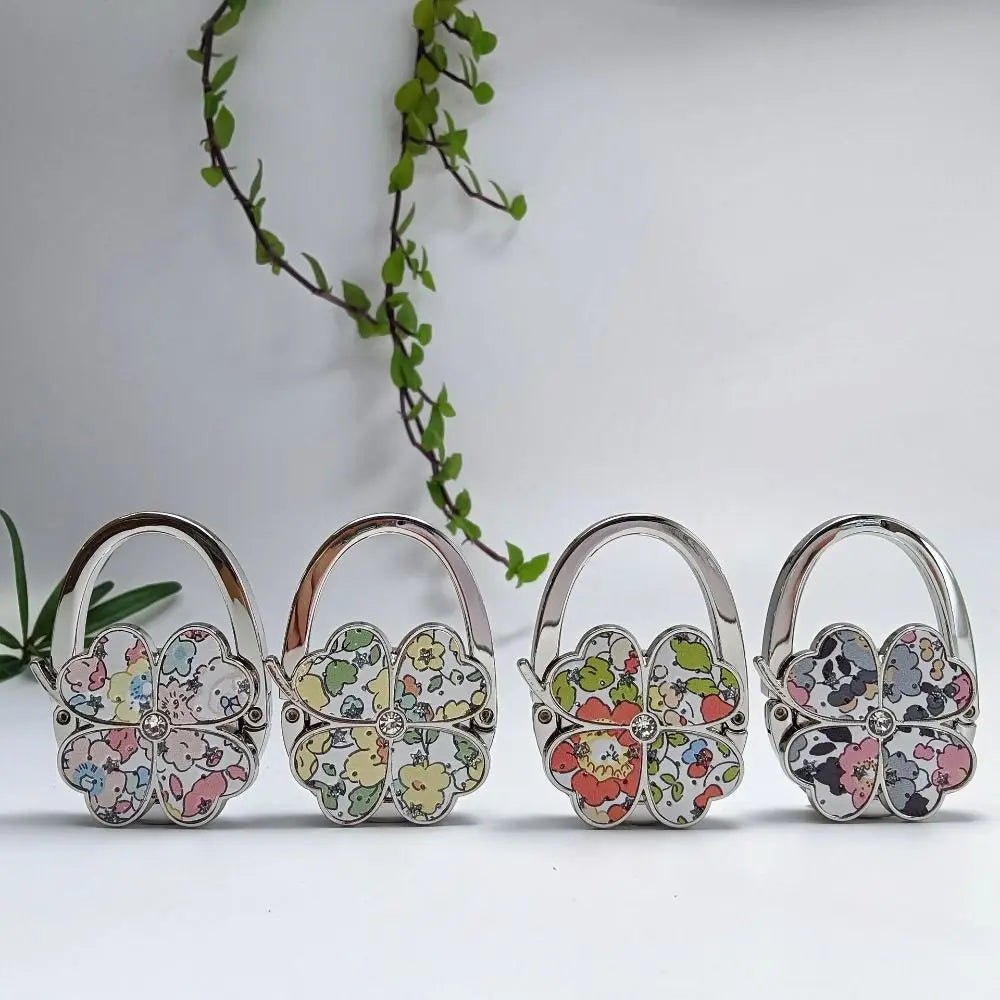 Four Leaf Clover Foldable Purse Hanger & Table Bag Hook Purse Hanger Hook HIP