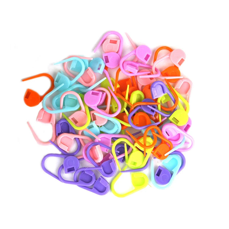 Locking Stitch Markers for Knitting & Crochet – 20/50 Pcs Stitch Marker Set HIP