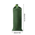 Flood Prevention Sandbag Green Reusable Flood Water Barrier Sand Bag with Drawstring for House Doors HIP 20x40cm