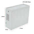 170x140x65mm DIY Junction Box – Grey Plastic & Iron Enclosure Junction Box Enclosure HIP 170-140-65mm