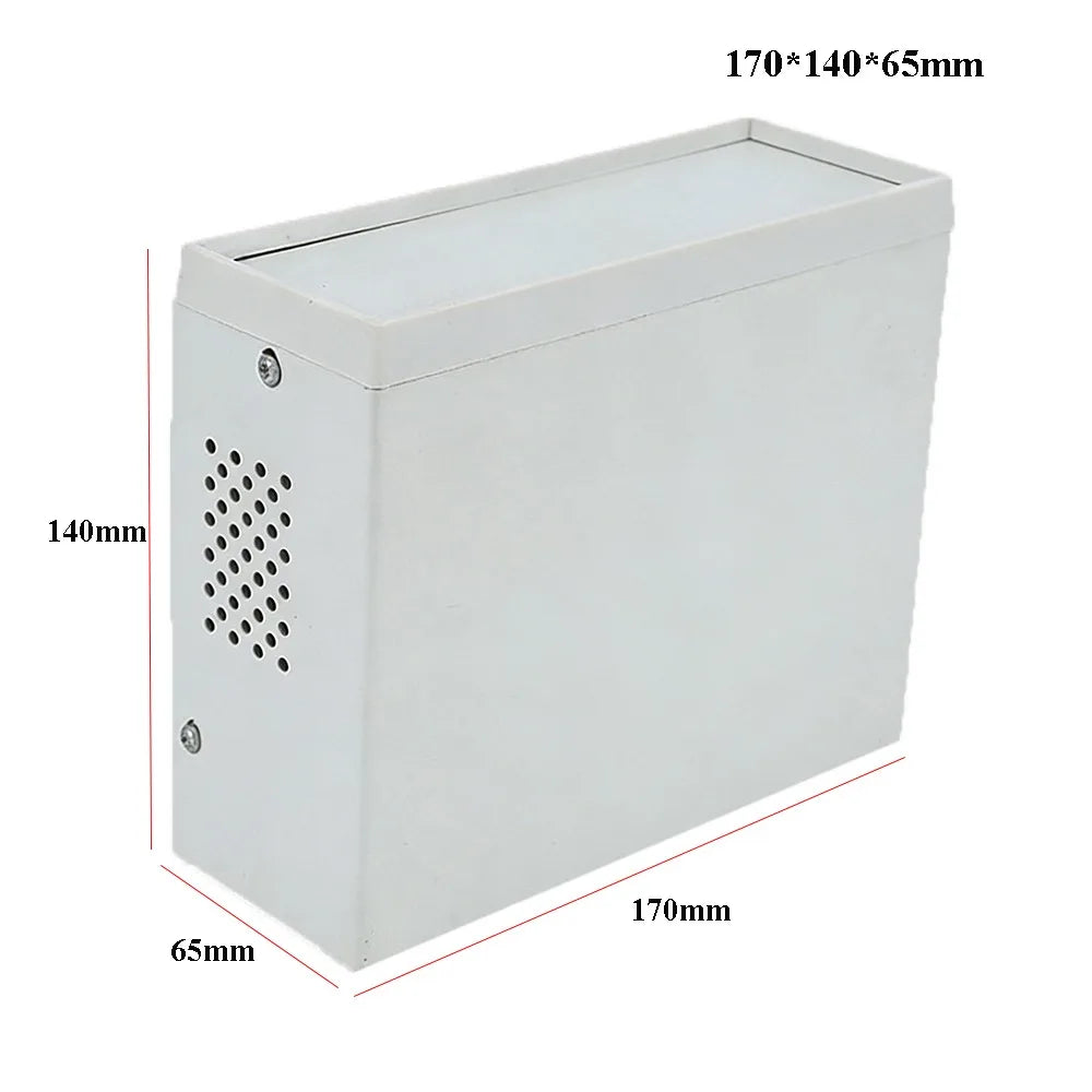 170x140x65mm DIY Junction Box – Grey Plastic & Iron Enclosure Junction Box Enclosure HIP 170-140-65mm