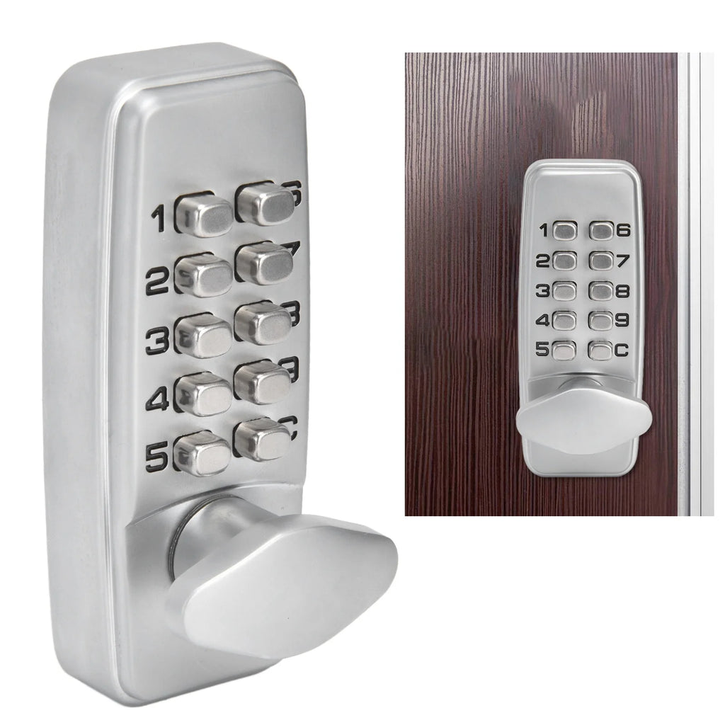 Mechanical Password Lock Waterproof Fireproof Zinc Alloy Intelligent Keyless Coded Lock Set for Home Office HIP