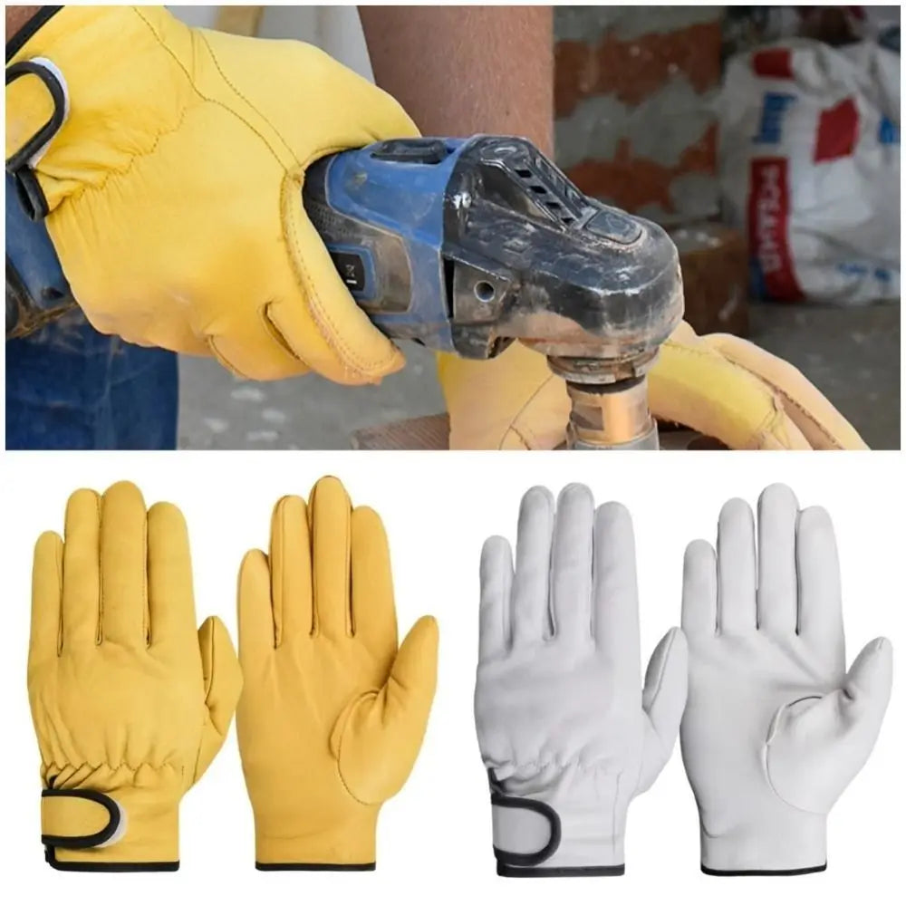 Sheepskin Leather Work Gloves – Welding & Heavy Duty Work Safety Gloves HIP